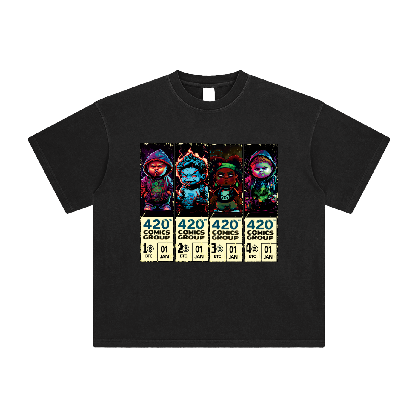 Enzyme Washed T-Shirt
